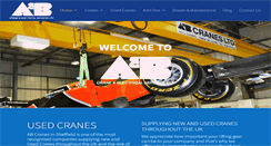 Desktop Screenshot of abcranes.co.uk