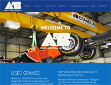 Tablet Screenshot of abcranes.co.uk